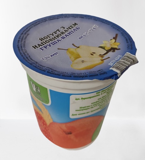 Йогурт питний ВІНЬКОВЕЦЬКИЙ СМАК груша-ваніль, 1,5%, 400 г